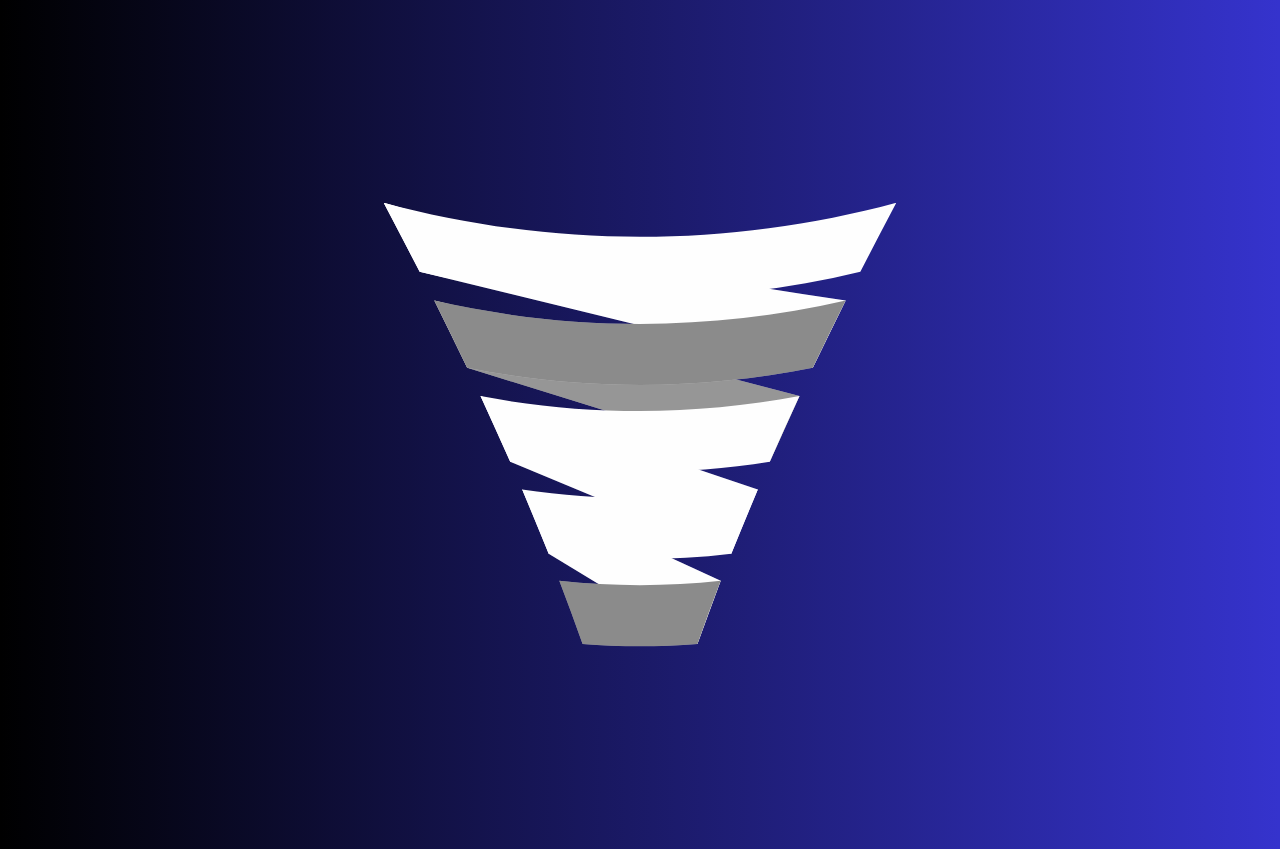 Recruiting funnel showing candidates filtered through resume screening, one-way video interviews, and assessments
