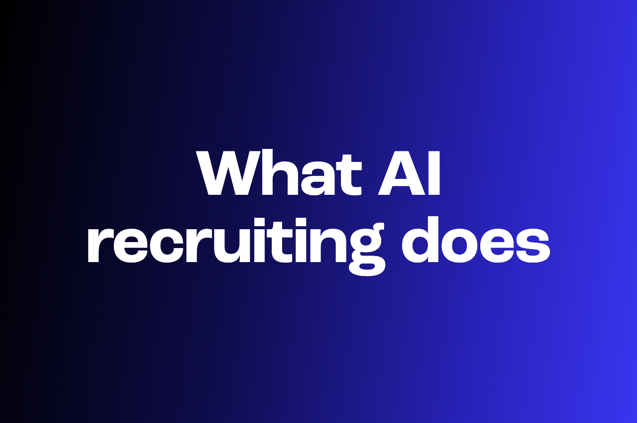 AI-powered recruiting: what it actually does (and doesn't)