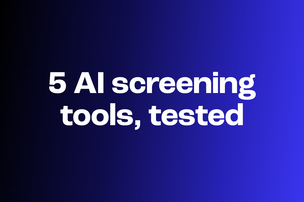 The five best AI screening tools for high-volume hiring in 2026