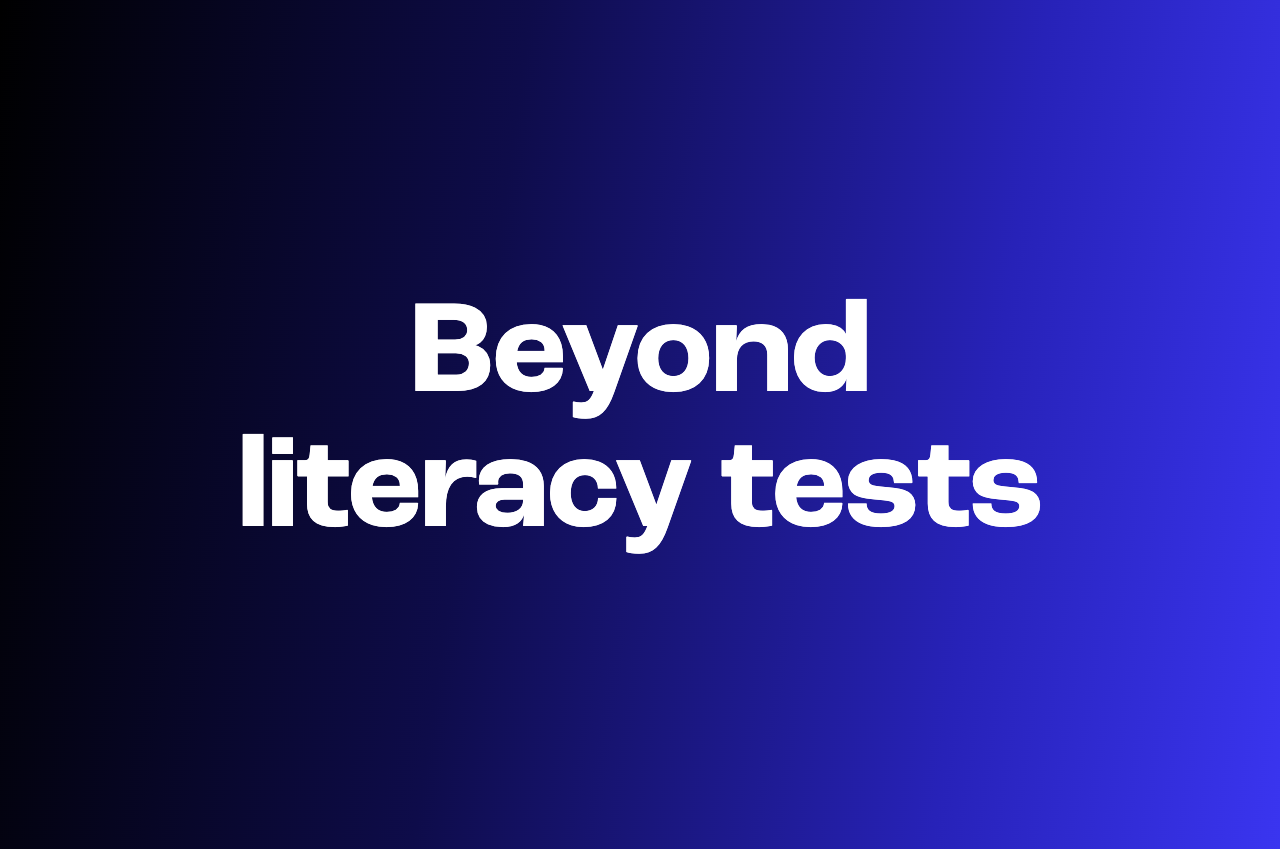 Better alternatives to English literacy tests for hiring