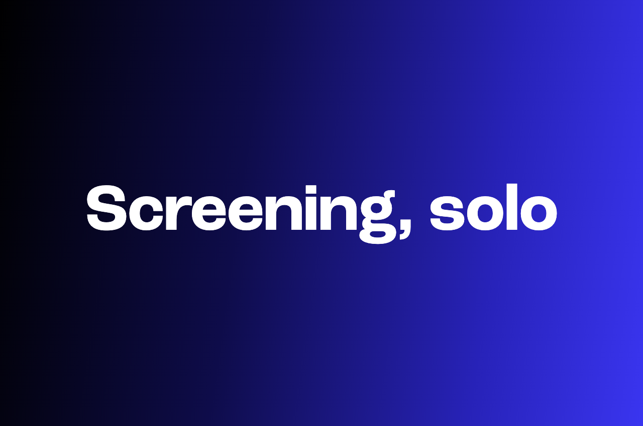The best screening software for a solo recruiter