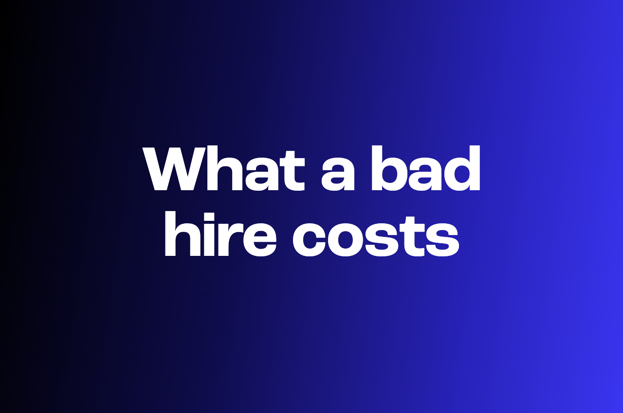 What a bad hire actually costs a small business
