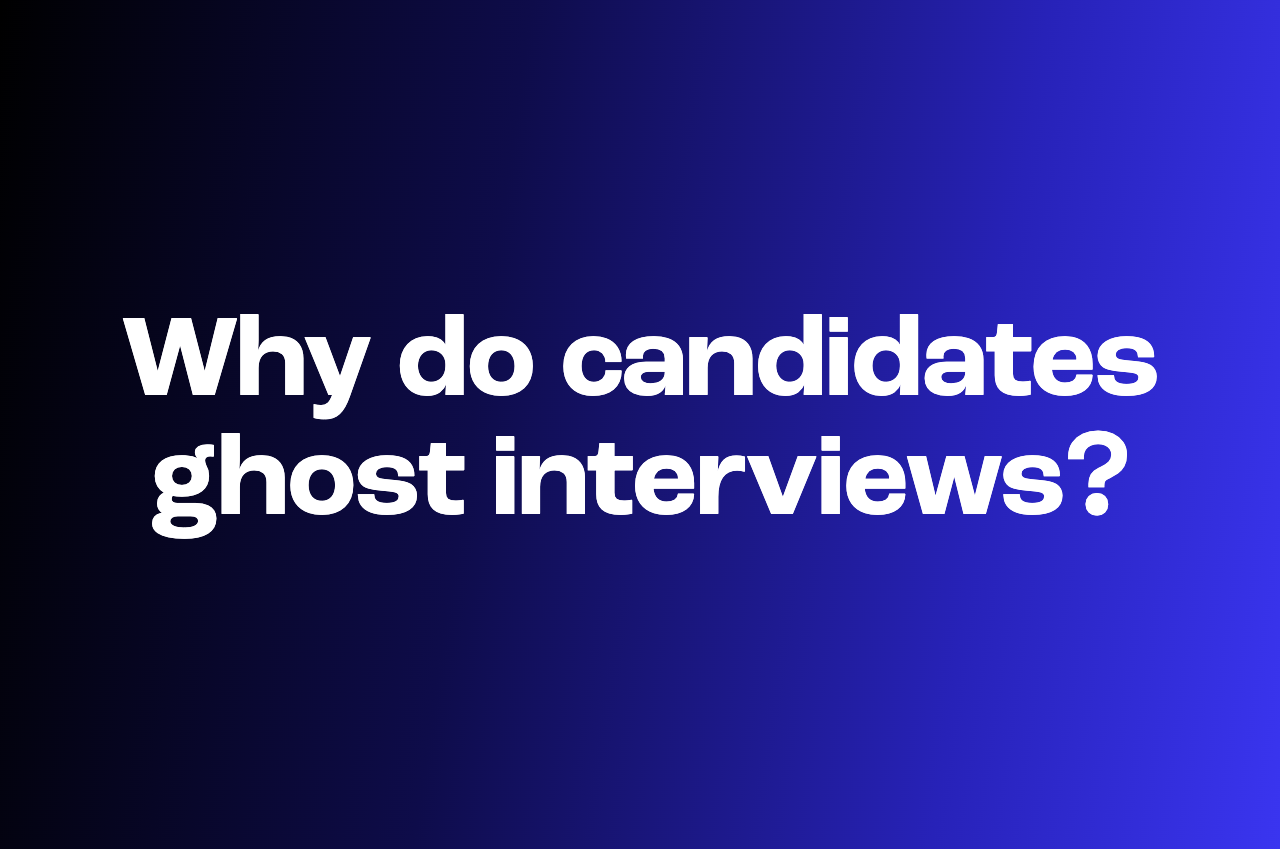Interview no-shows are built into the live interview format