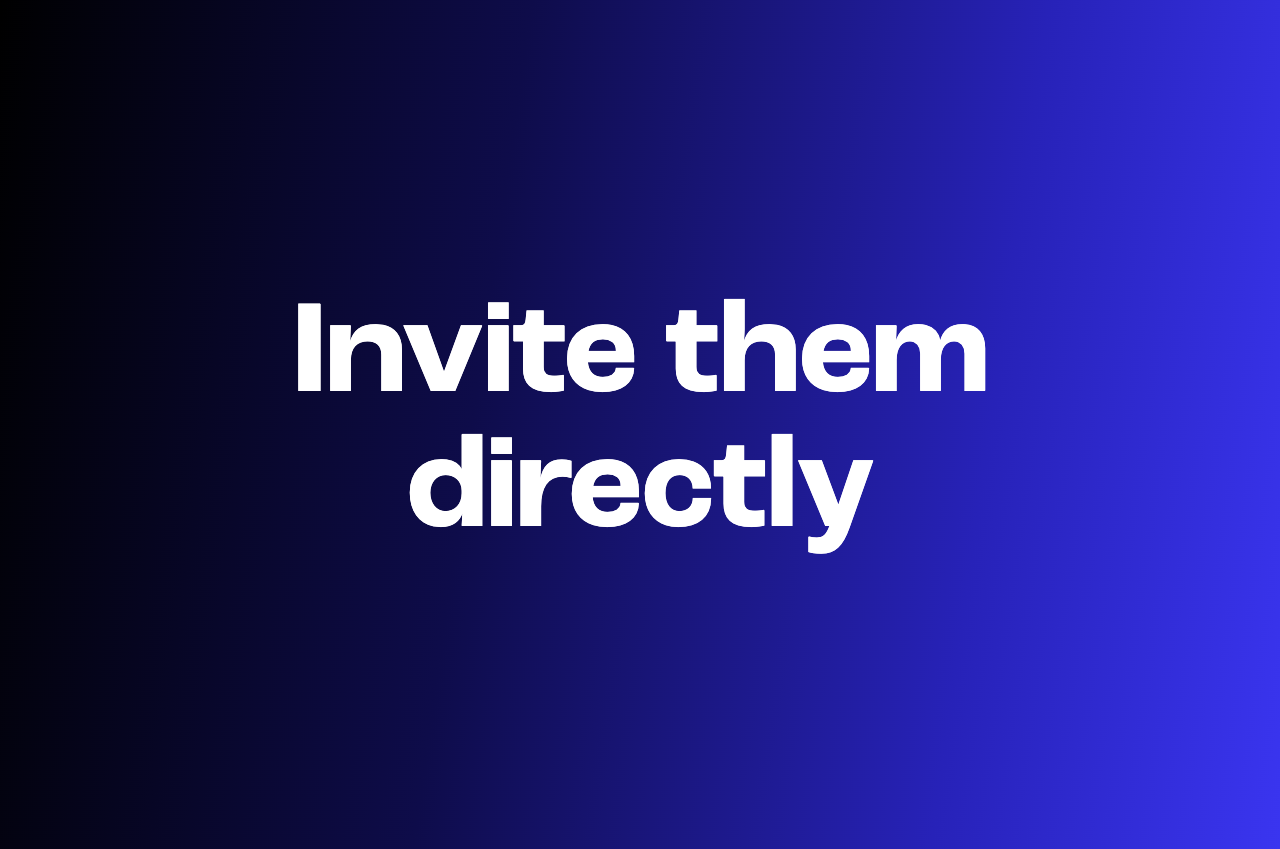 Invite candidates directly instead of reposting the same role