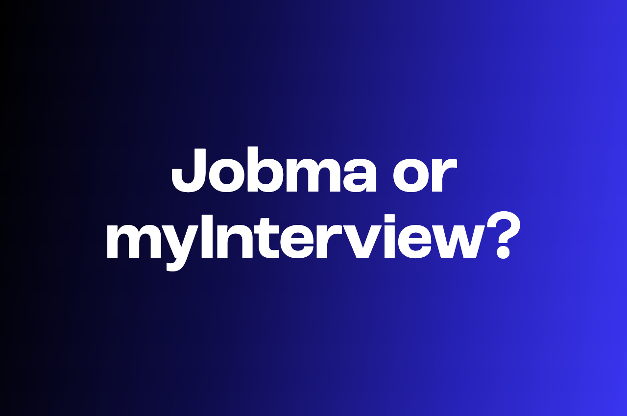 Jobma vs myInterview 2026 complete comparison