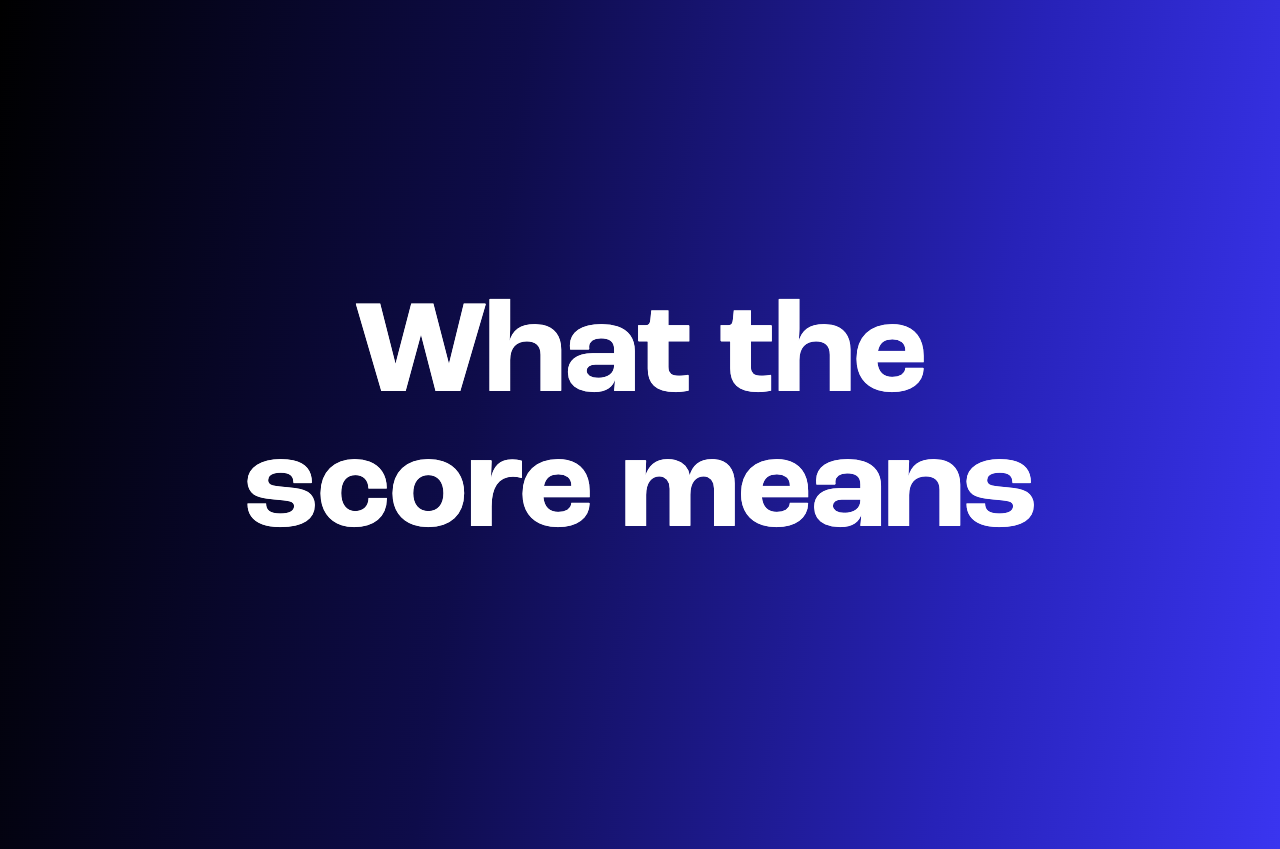 What a low assessment score actually means before the interview