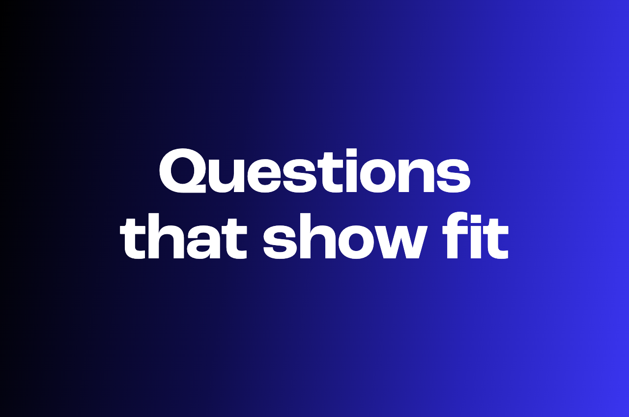 One-way interview questions that actually reveal candidate fit