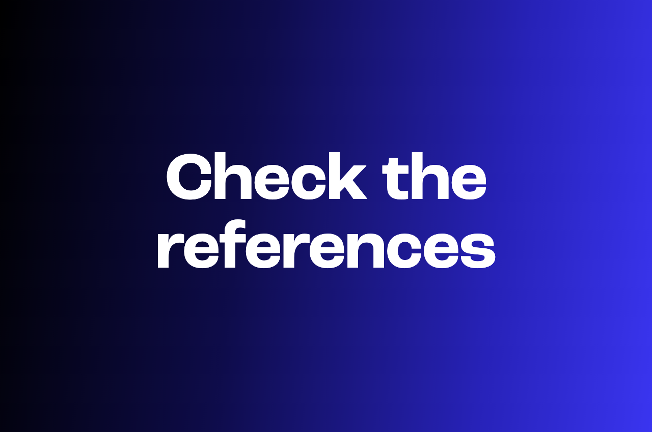 A reference check form template that verifies what your screening already told you