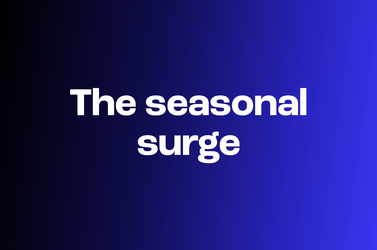 Why your seasonal hiring surge always feels like a fire drill