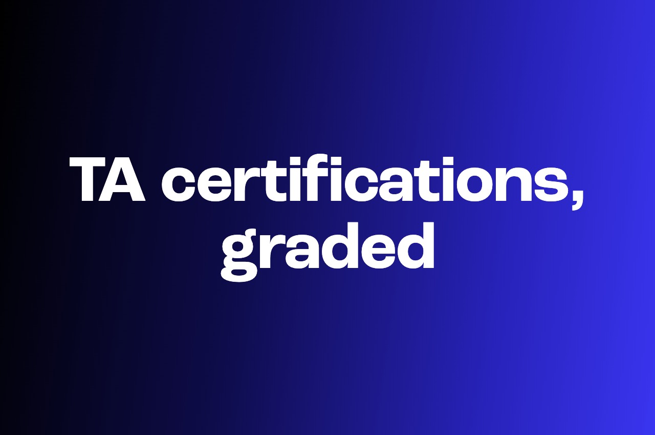 11 best talent acquisition certifications, graded for what they actually change