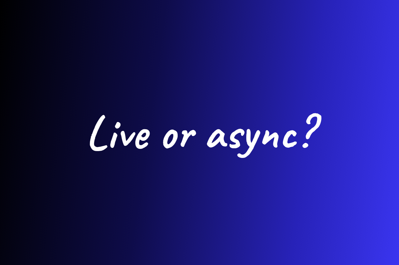 Live vs. one-way video interviews and when to use each
