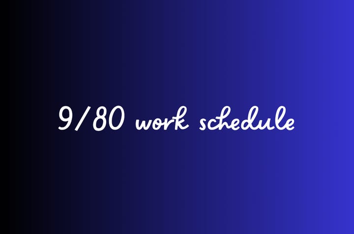 9/80 work schedule: Is it worth it?