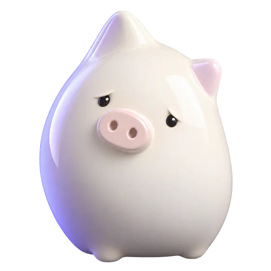 Walter the Truffle pig looking sad