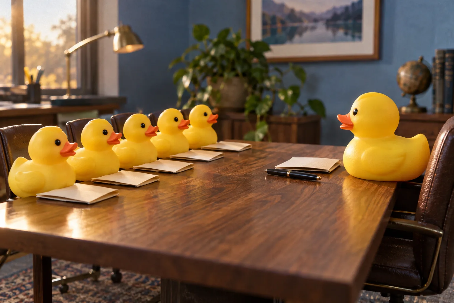 Getting your ducks in a row: five rubber ducks interview with a duck recruiter
